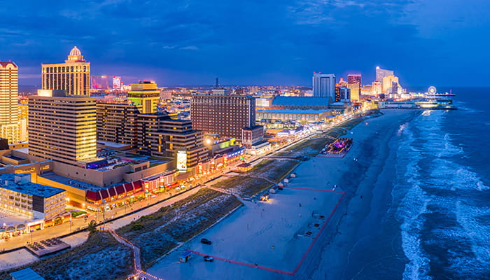 Atlantic City Casino Skyline