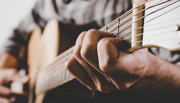 Man playing guitar